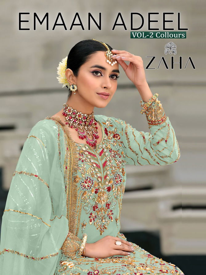 D NO-10031 By Zaha Pakistani Salwar Suits Catalog